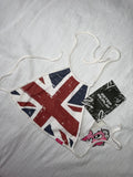 BRITNEY BRITISH FLAG HALTER TOP