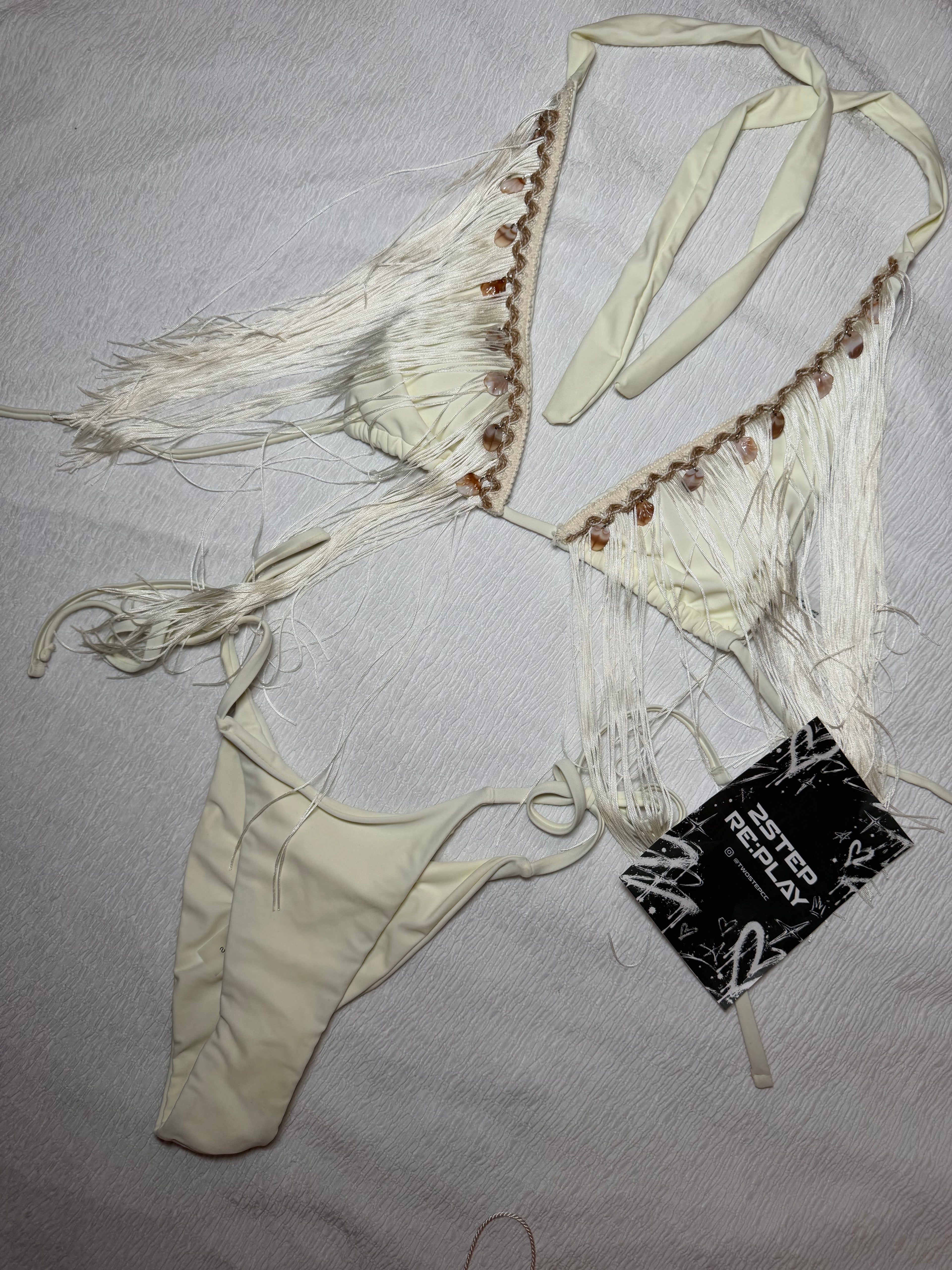 DESERT DREAM FRINGE BIKINI & SHORTS SET