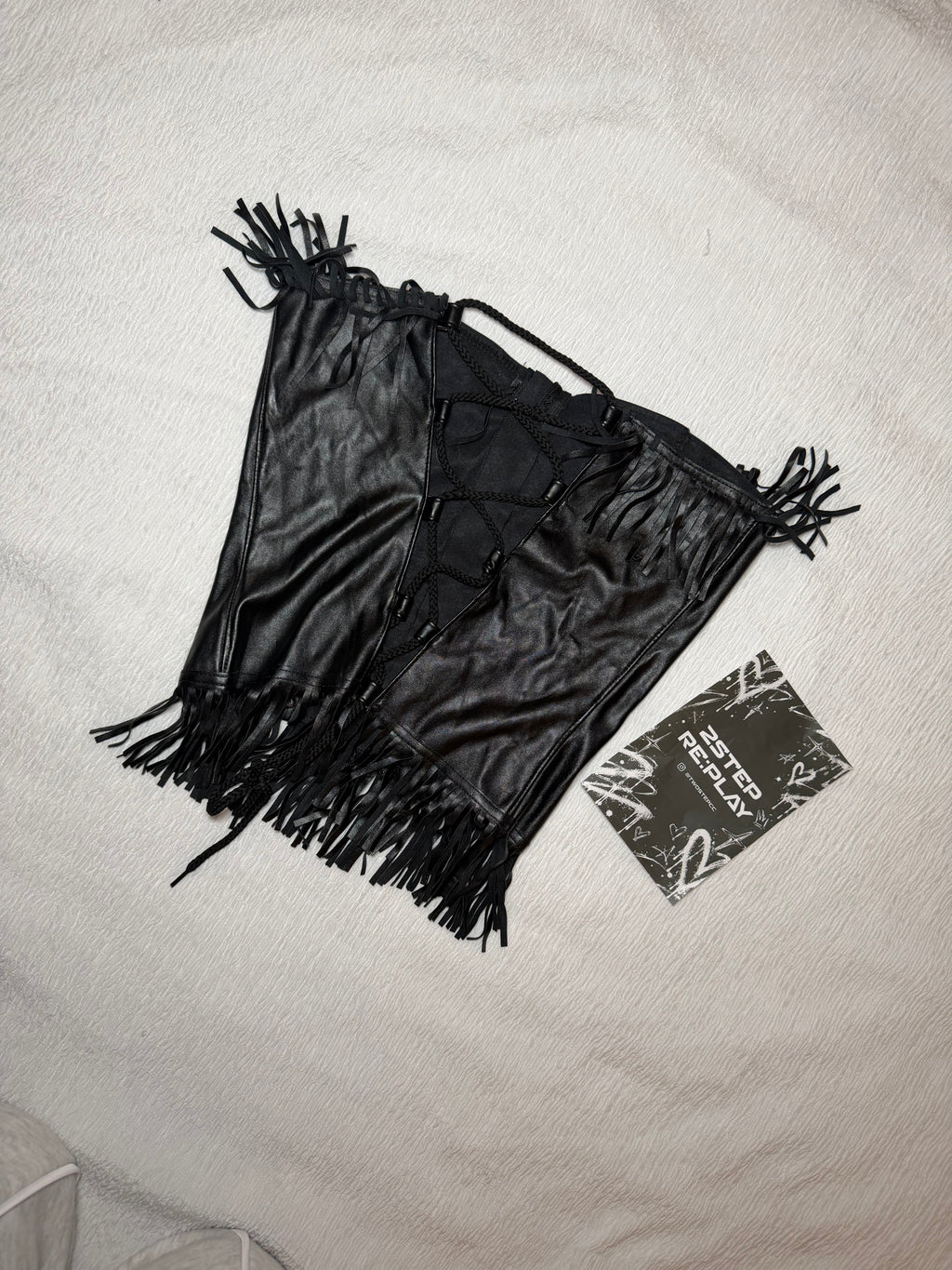 MIDNIGHT REBEL FRINGE CORSET