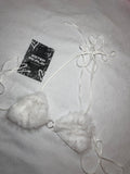 SNOW ANGEL FUZZY HALTER TOP